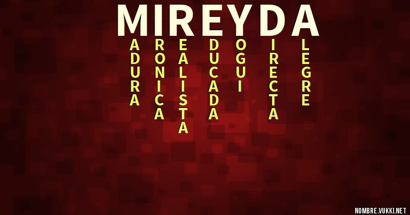 Acróstico mireyda