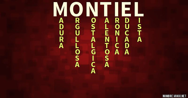 Acróstico montiel