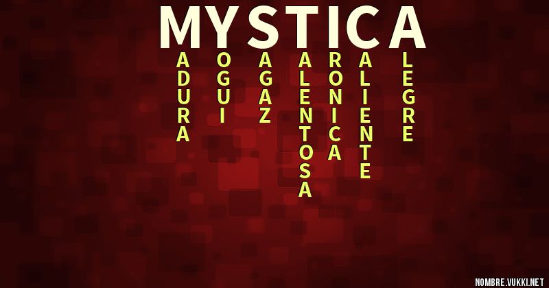 Acróstico mystica