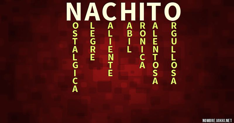 Acróstico nachito