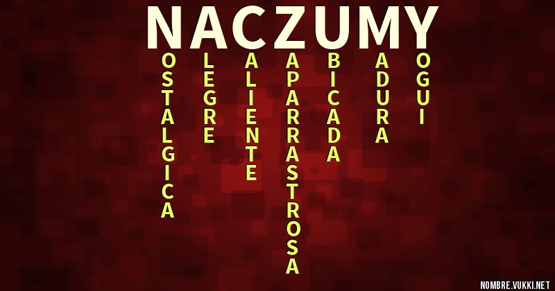 Acróstico naczumy