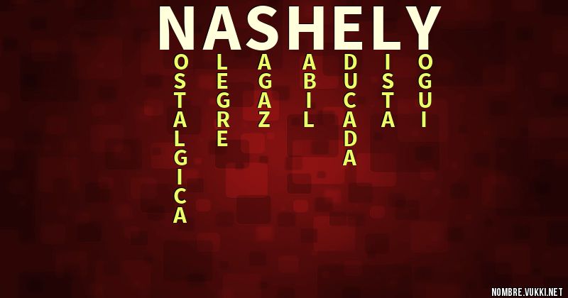 Acróstico nashely