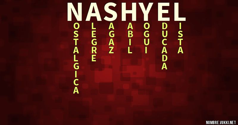 Acróstico nashyel