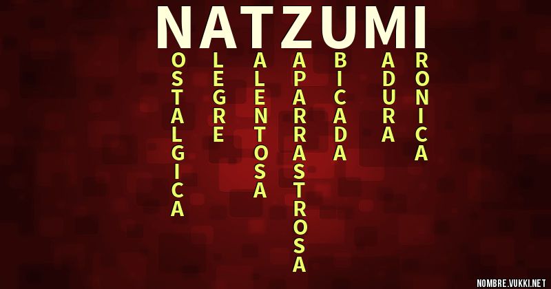 Acróstico natzumi