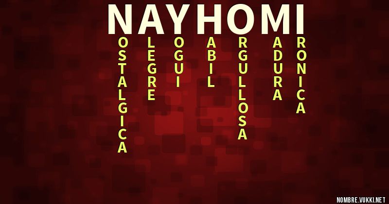 Acróstico nayhomi