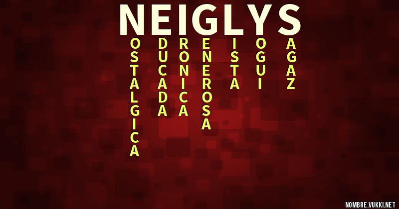 Acróstico neiglys