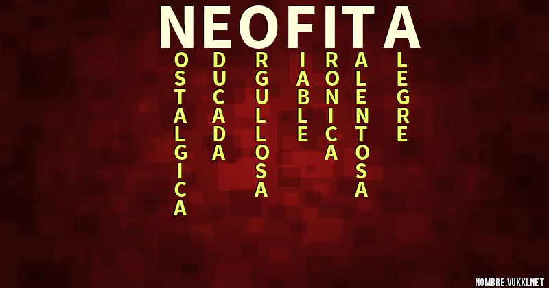 Acróstico neofita