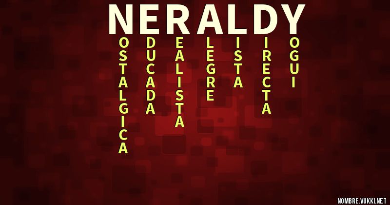 Acróstico neraldy