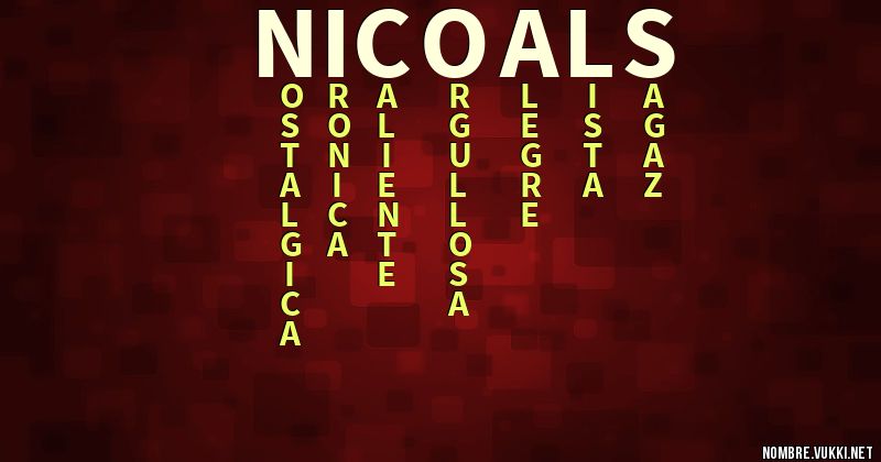 Acróstico nicoals