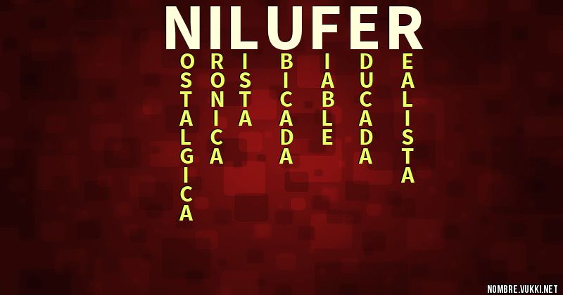 Acróstico nilufer