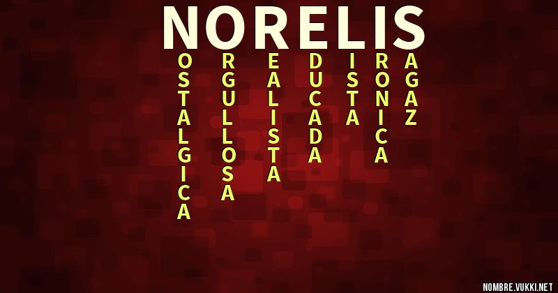 Acróstico norelis