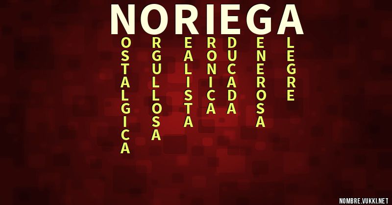 Acróstico noriega