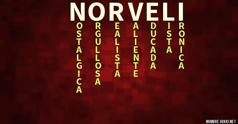 Acróstico norveli