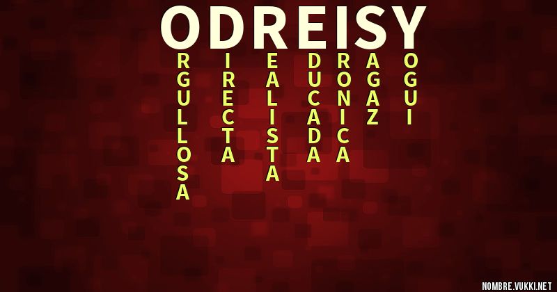 Acróstico odreisy