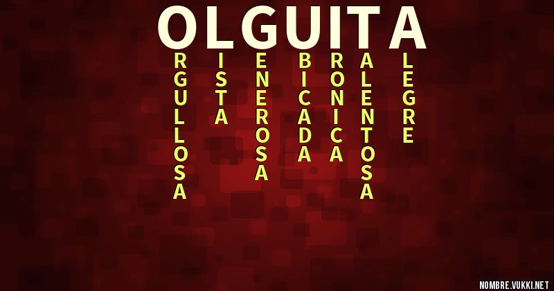 Acróstico olguita