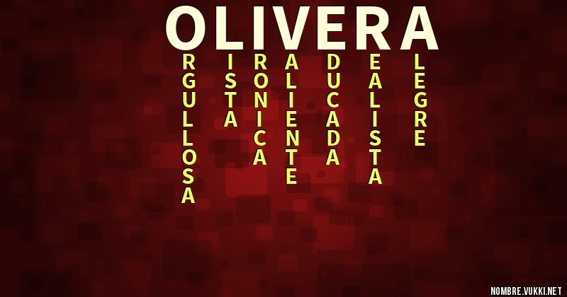 Acróstico olivera