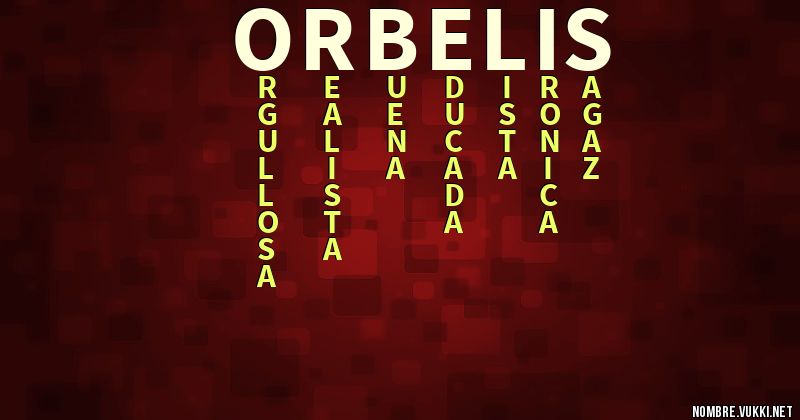 Acróstico orbelis