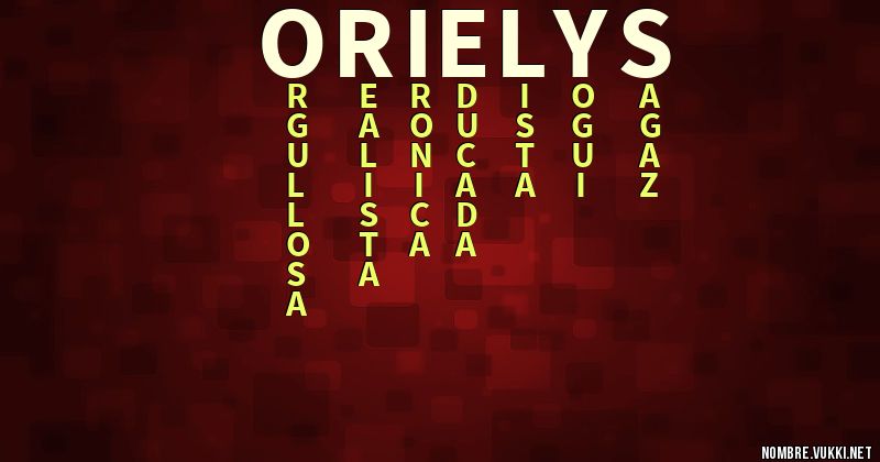 Acróstico orielys