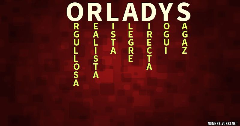 Acróstico orladys