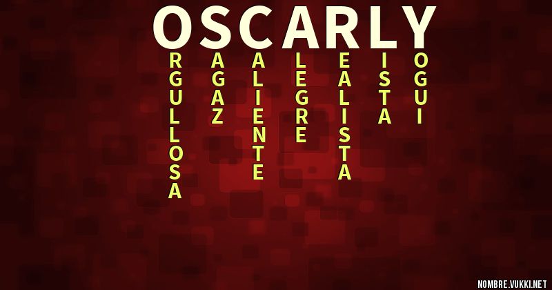 Acróstico oscarly