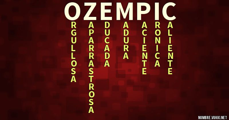 Acróstico ozempic