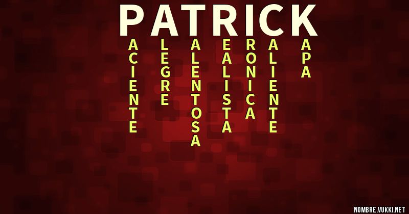 Acróstico patrick