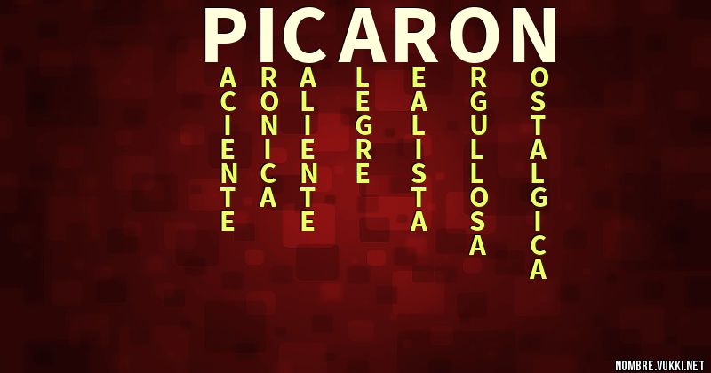 Acróstico picaron