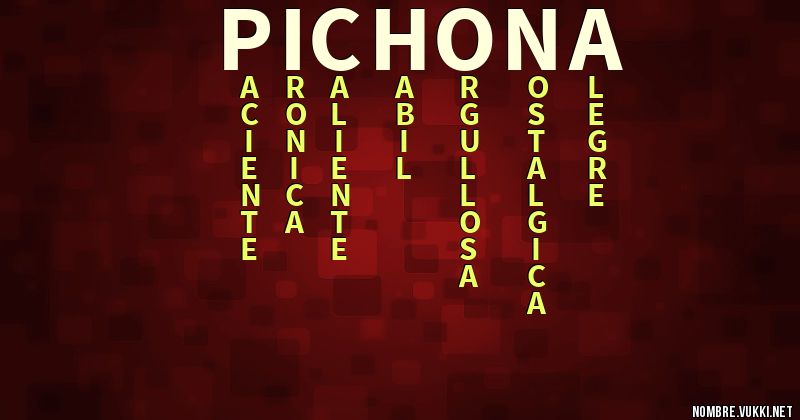 Acróstico pichona