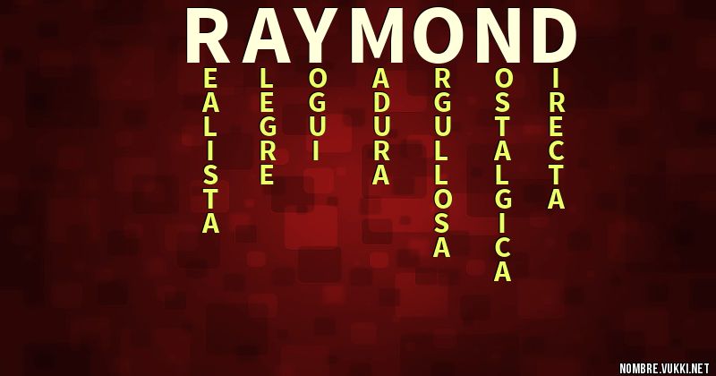 Acróstico raymond