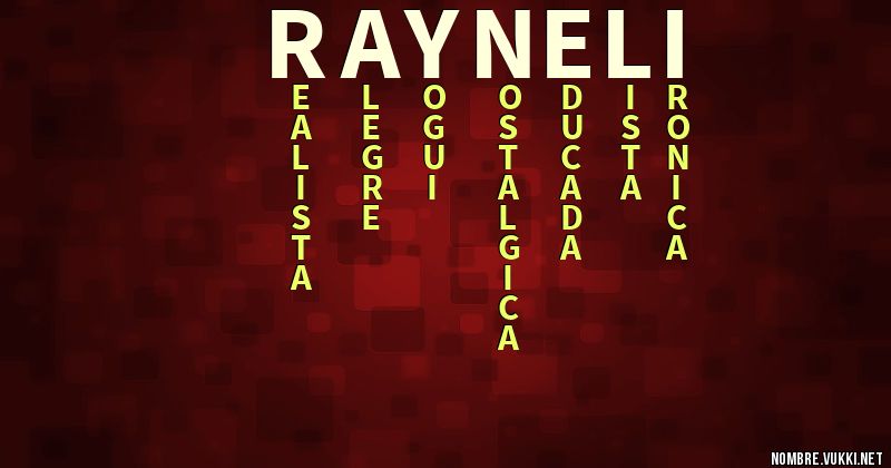 Acróstico rayneli