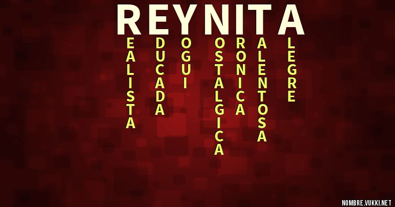 Acróstico reynita