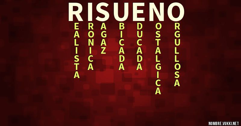 Acróstico risueño