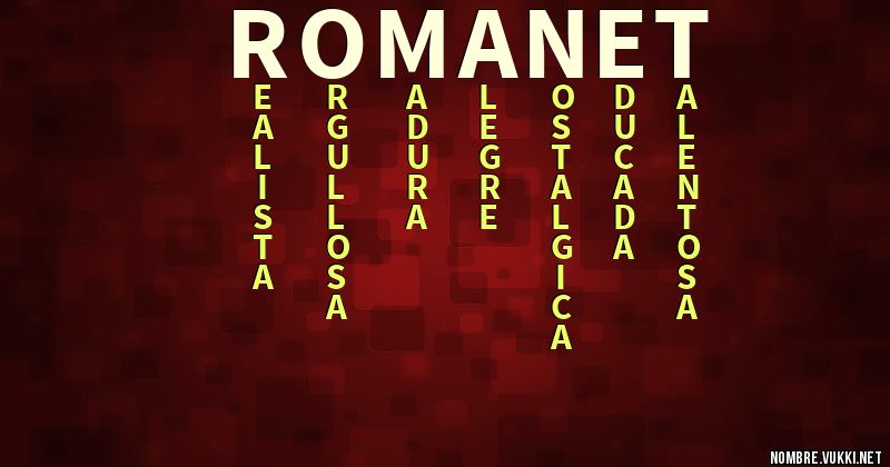 Acróstico romanet