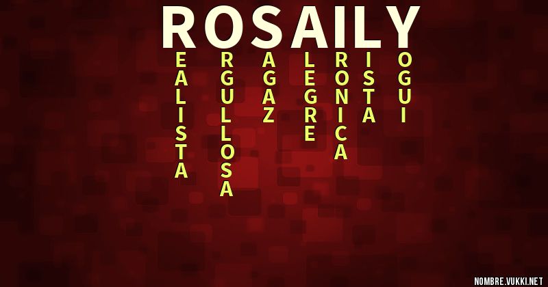 Acróstico rosaily