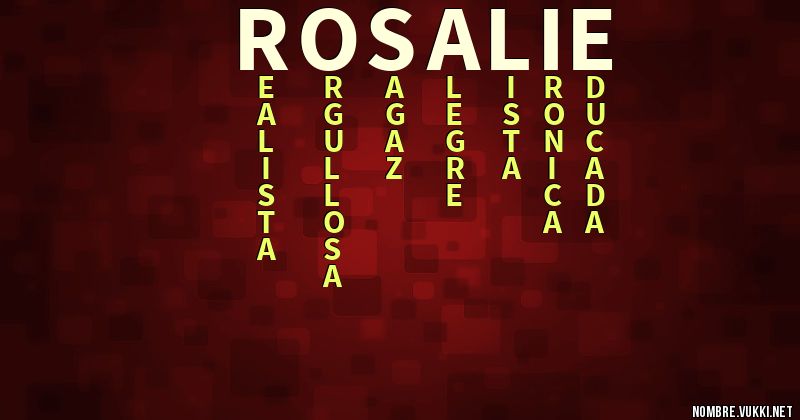 Acróstico rosalie