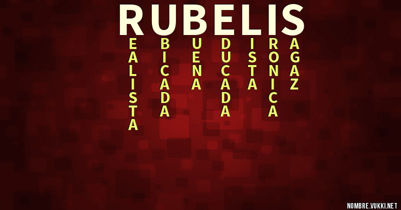 Acróstico rubelis