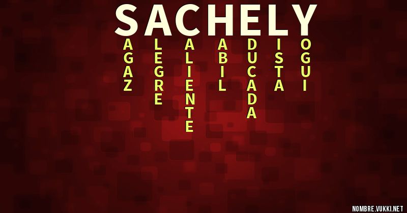 Acróstico sachely