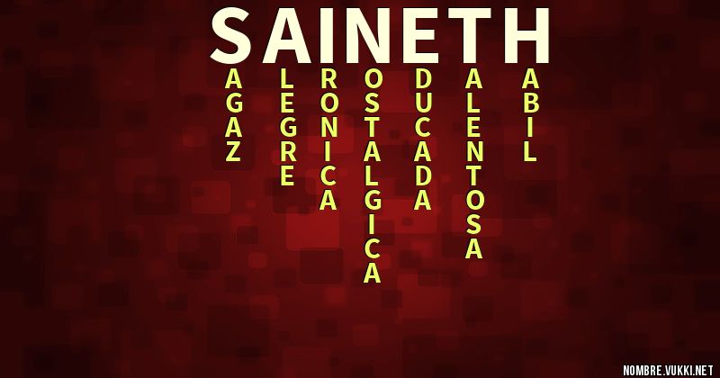 Acróstico saineth