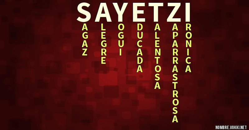 Acróstico sayetzi