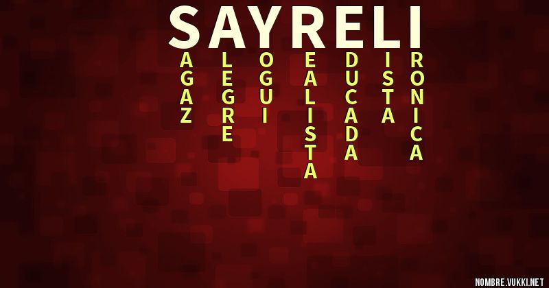 Acróstico sayreli