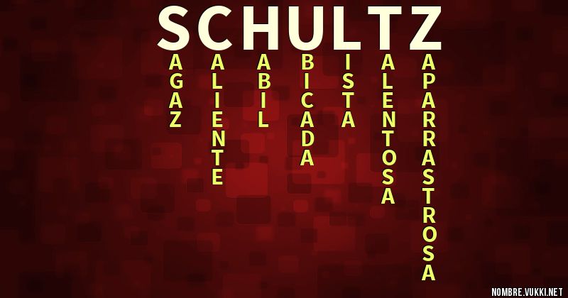 Acróstico schultz