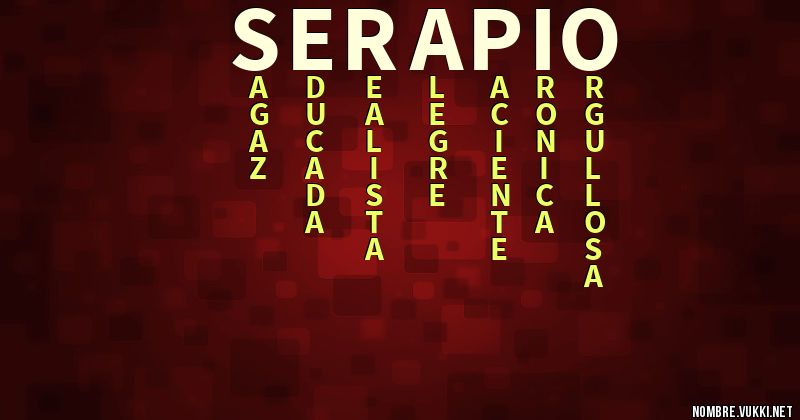 Acróstico serapio