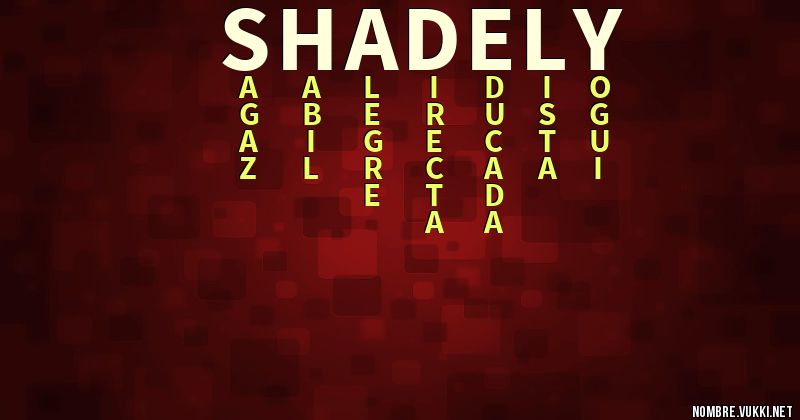 Acróstico shadely