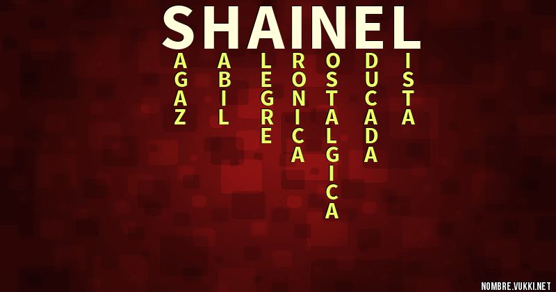 Acróstico shainel