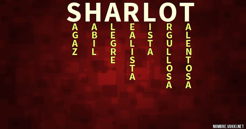 Acróstico sharlot