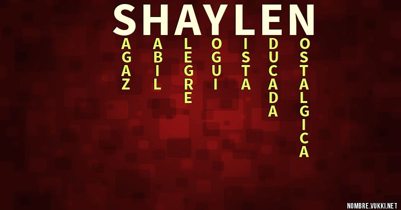 Acróstico shaylen