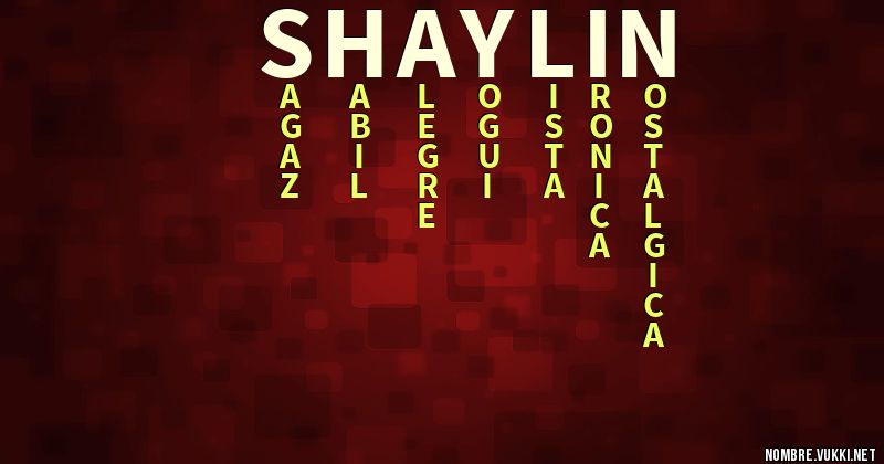 Acróstico shaylin