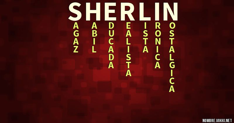 Acróstico sherlin