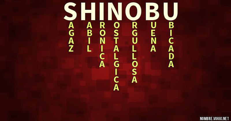 Acróstico shinobu
