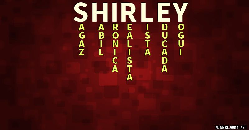 Acróstico shirley